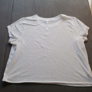 Lululemon Hint of Sheer Short Sleeve Top